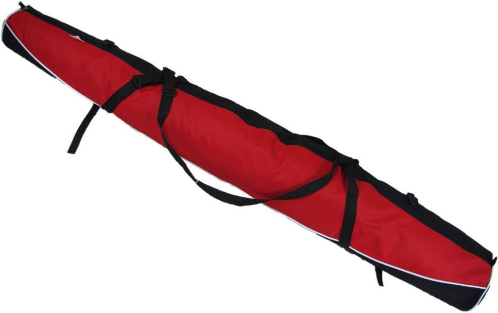 SKITASCHE Skisack Transporttasche Bag Ski und Stöcke ROT 150 cm