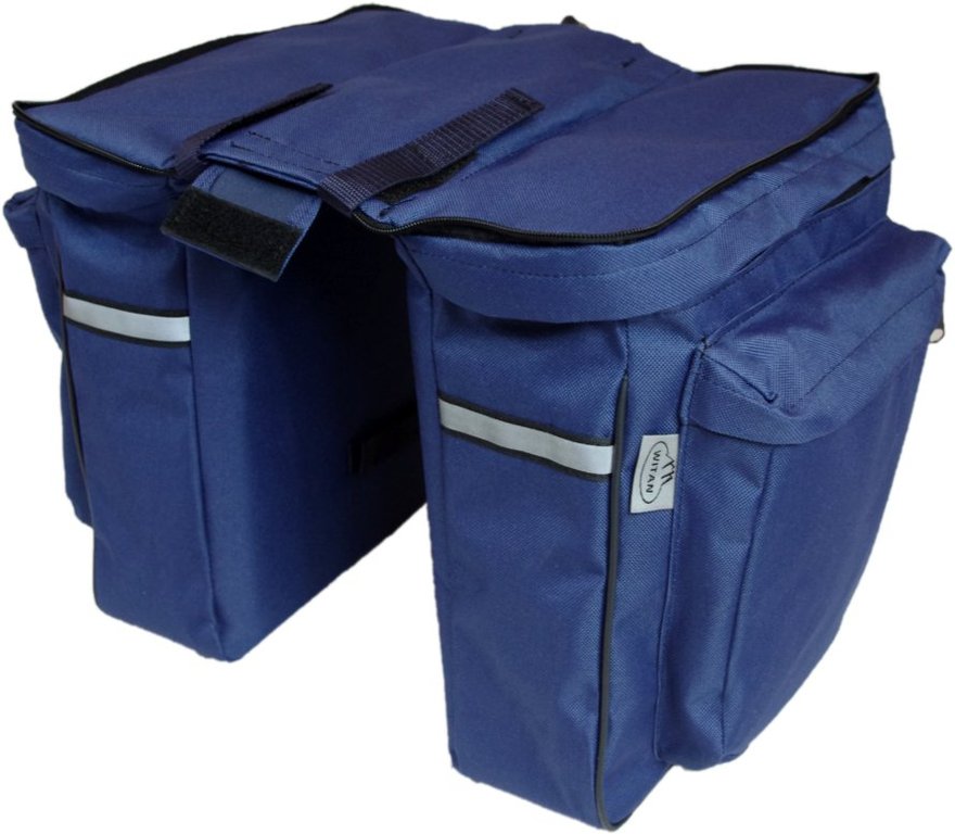 WITAN Gepäcktasche Fahrradtasche Fahrrad Gepäckträger Tasche FT3 Blau