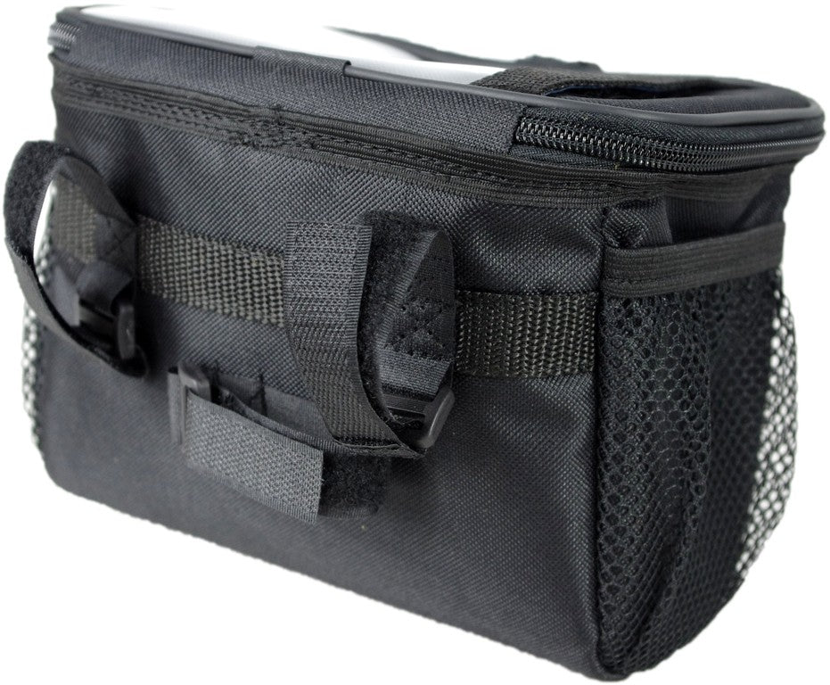 LENKERTASCHE Fahrradtasche Fahrrad Handyhalterung Navigationshalterung Schwarz