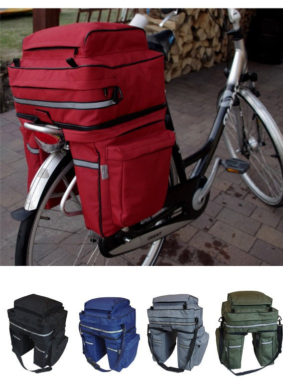 WITAN Gepäcktasche Fahrradtasche Fahrrad Gepäckträger Tasche FT3 Rot