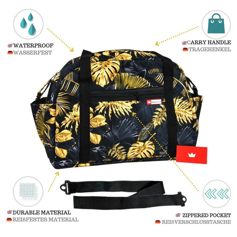 BabyLux Wickeltasche COLORFUL Kinderwagen Buggy Große 79.