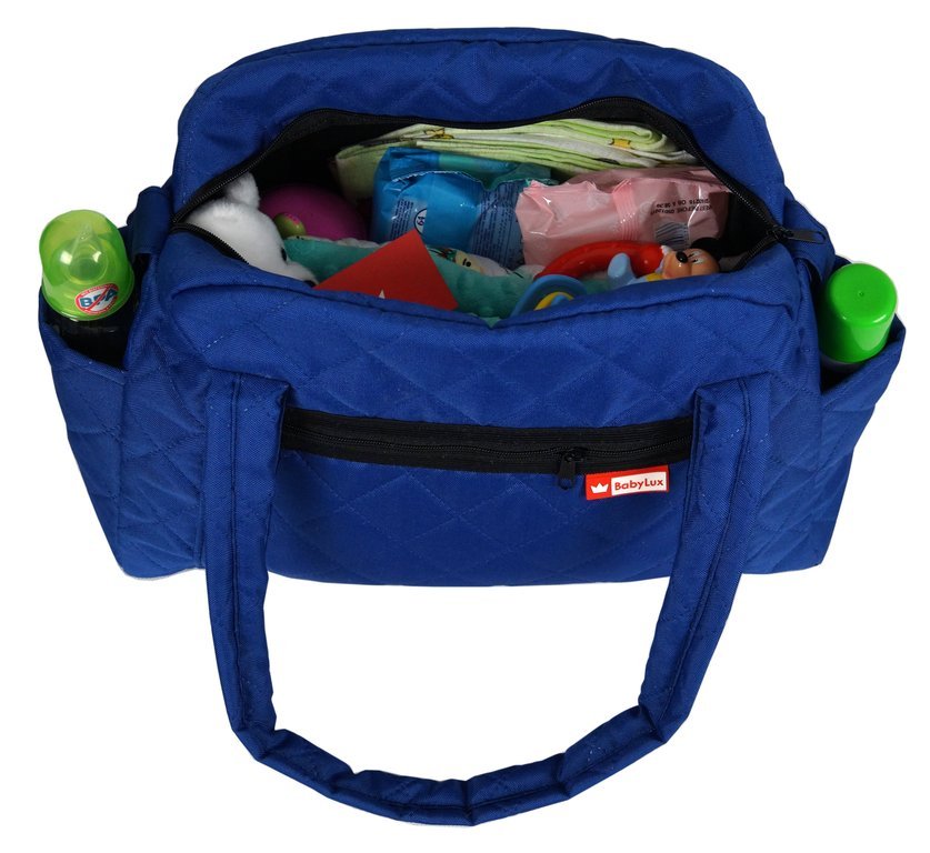 BabyLux Wickeltasche Kinderwagentasche Pflegetasche CandyPIK SCHWARZ