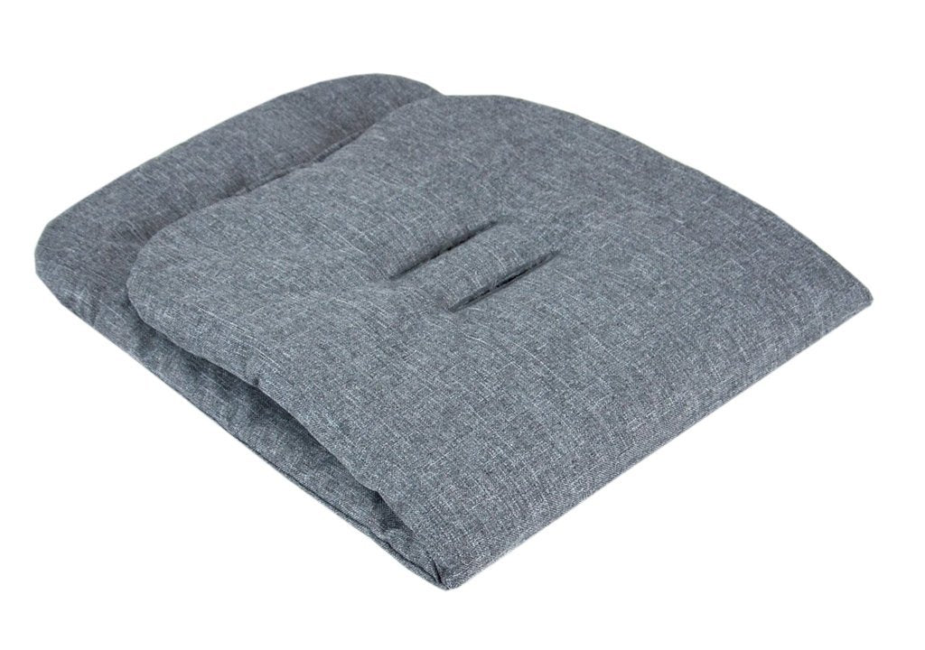 BABYLUX Matratze für Kinderwagen Buggy Sitzauflage Doppelseitig 55. Grey Flex